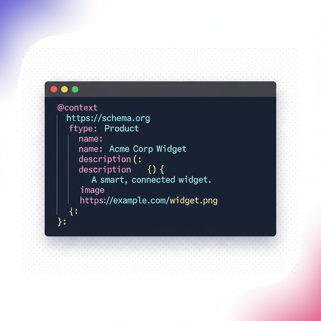 JSON-LD schema markup example for LLM SEO citation eligibility