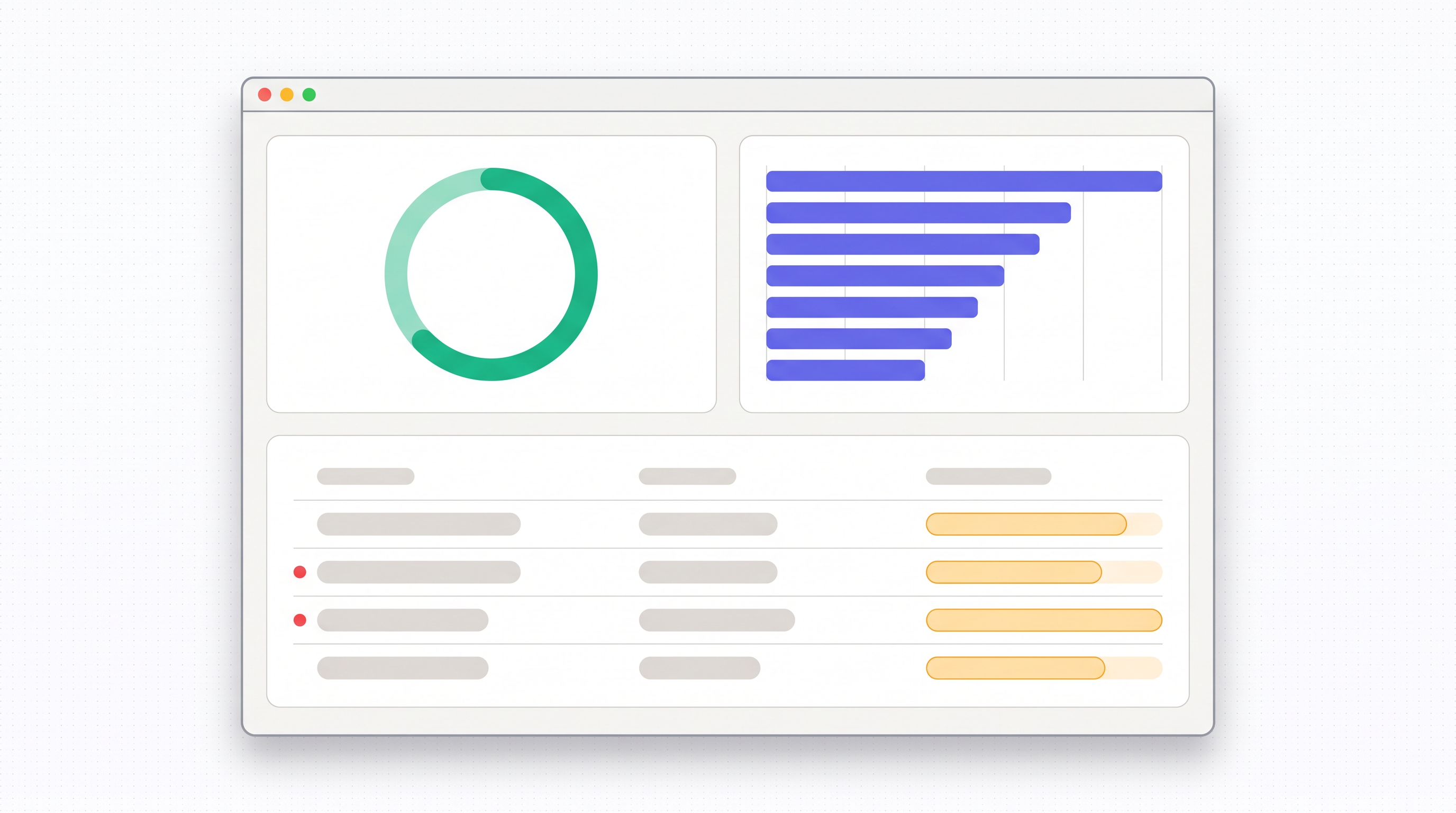 Internal linking audit dashboard showing orphan pages and link gaps
