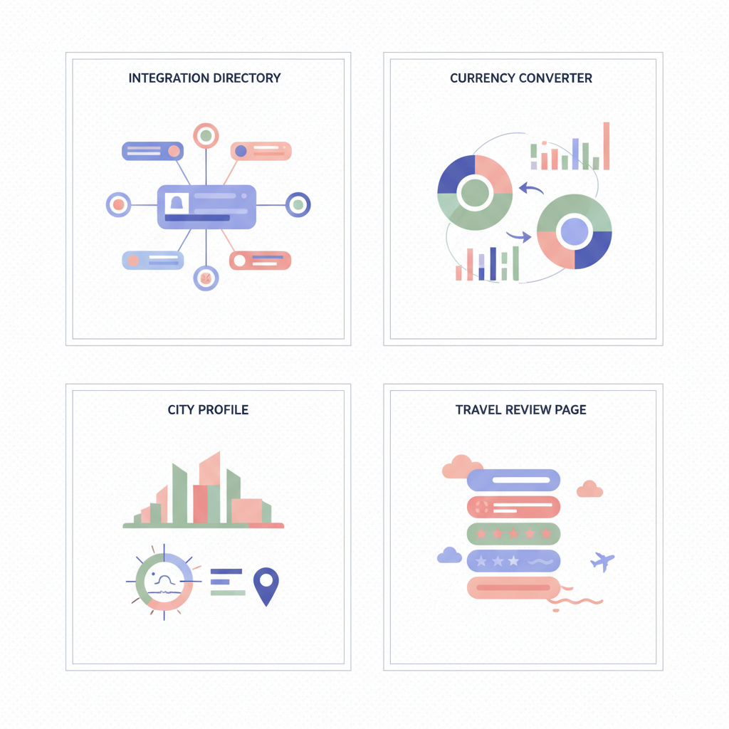 Real programmatic SEO examples: Zapier, Wise, Nomad List, Tripadvisor templates
