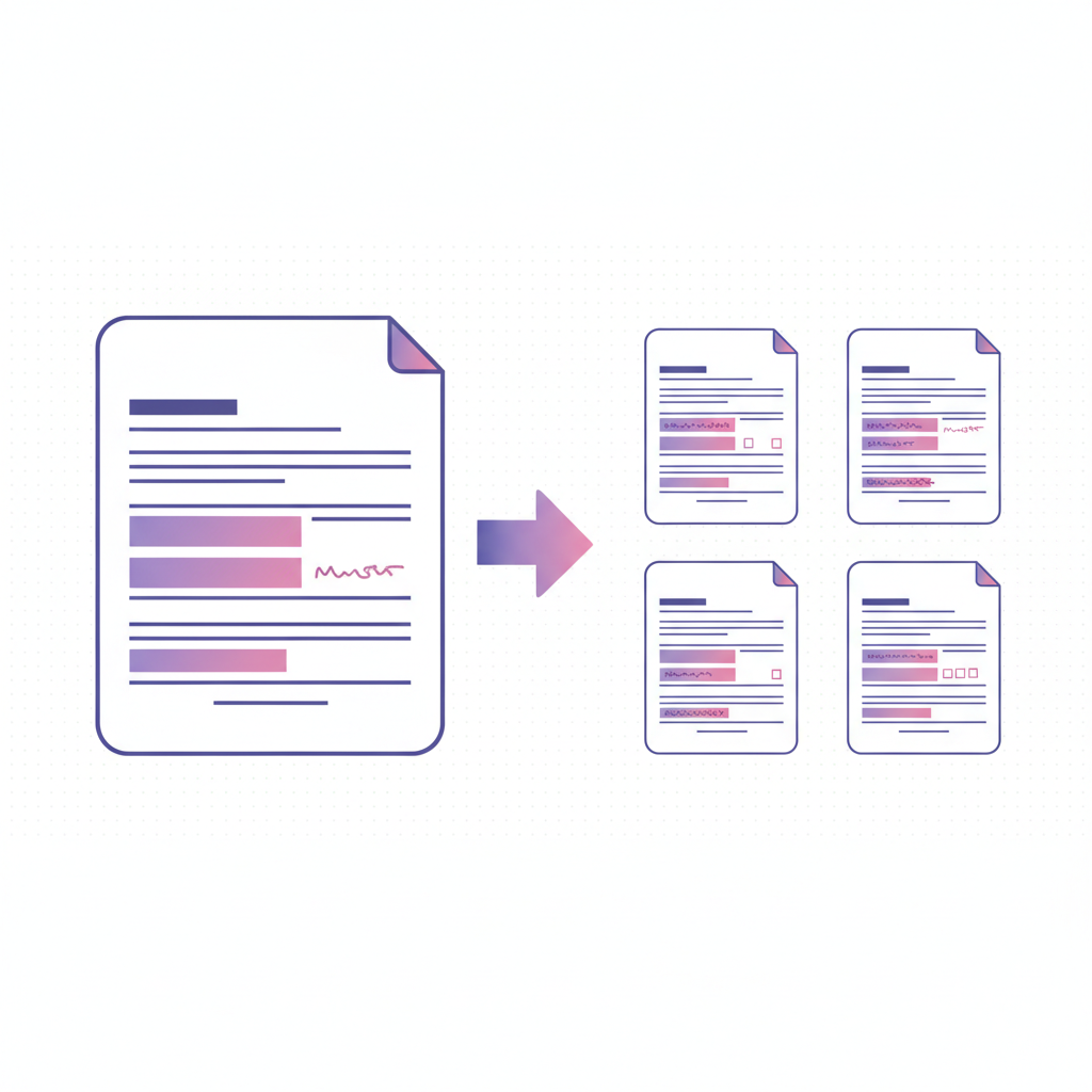 Programmatic SEO template structure with variable substitution